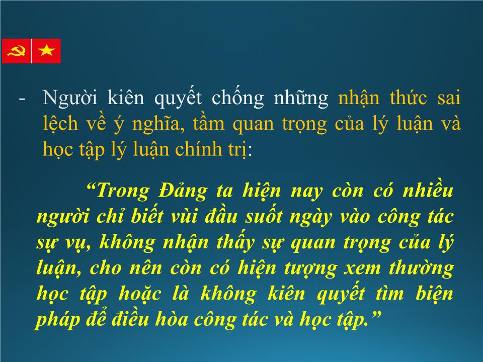 Chuyên đề Học tập và làm theo tư tưởng, đạo đức, phong cách Hồ Chí Minh về phòng, chống suy thoái tư tưởng chính trị, đạo đức, lối sống, “tự diễn biến”, “tự chuyển hóa” trong nội bộ trang 7