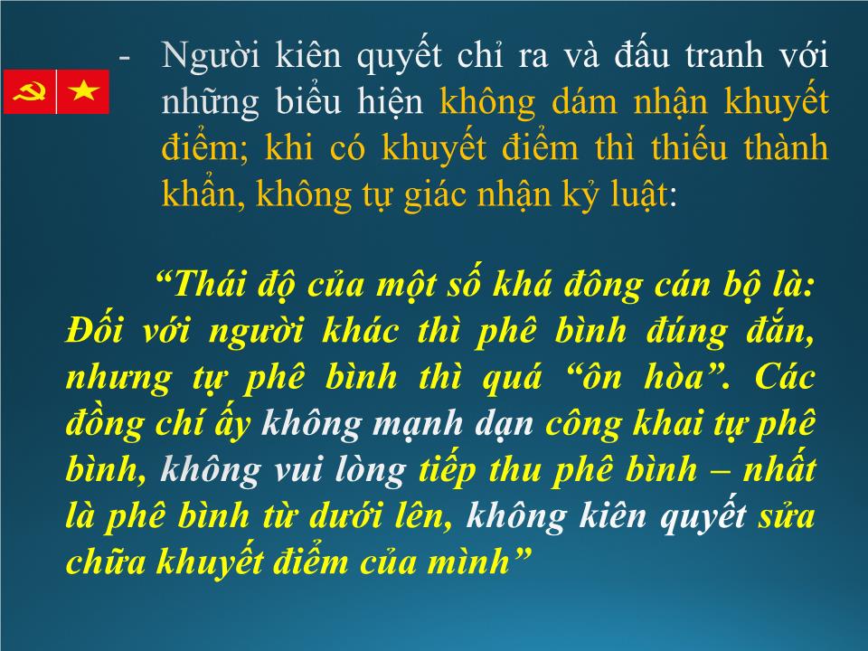 Chuyên đề Học tập và làm theo tư tưởng, đạo đức, phong cách Hồ Chí Minh về phòng, chống suy thoái tư tưởng chính trị, đạo đức, lối sống, “tự diễn biến”, “tự chuyển hóa” trong nội bộ trang 8