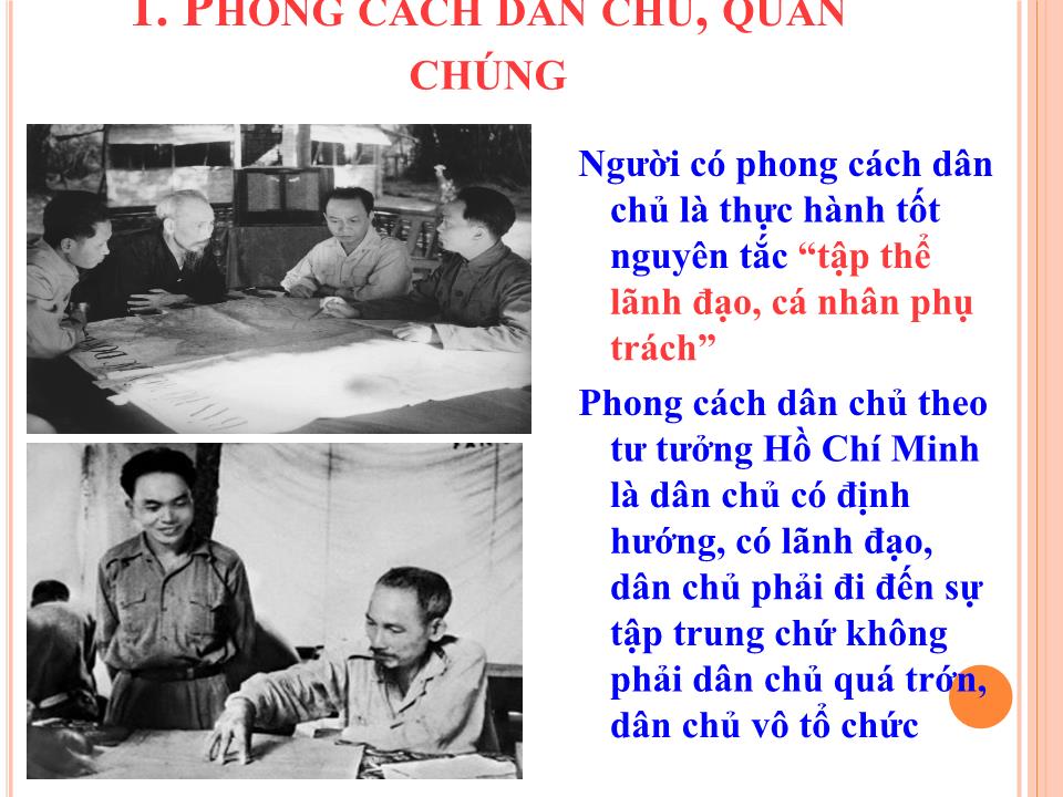 Chuyên đề Xây dựng phong cách, tác phong công tác của người đứng đầu, của cán bộ, đảng viên trong học tập và làm theo tư tưởng, đạo đức, phong cách Hồ Chí Minh trang 8