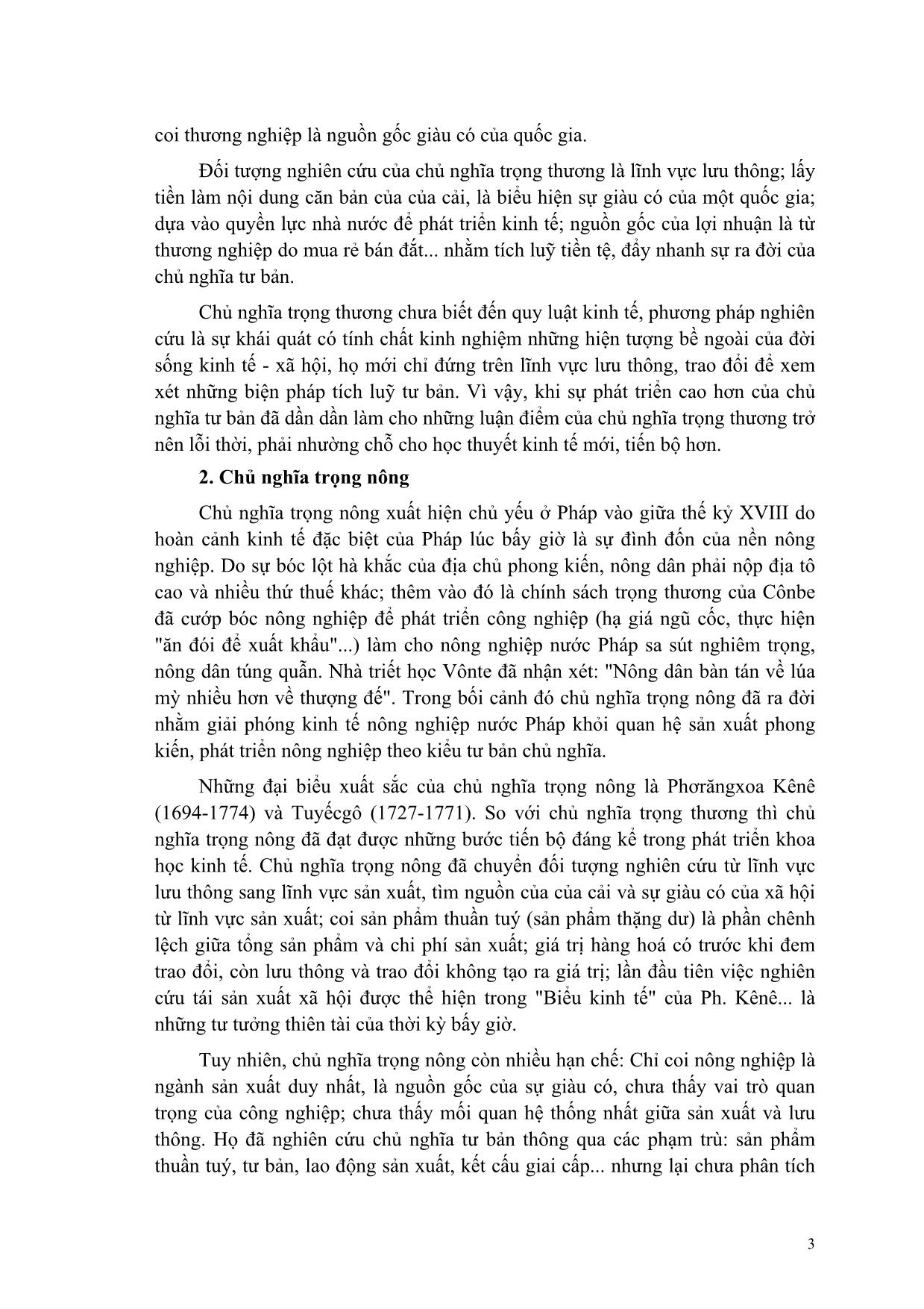 Giáo trình Kinh tế chính trị Mác - Lênin trang 4