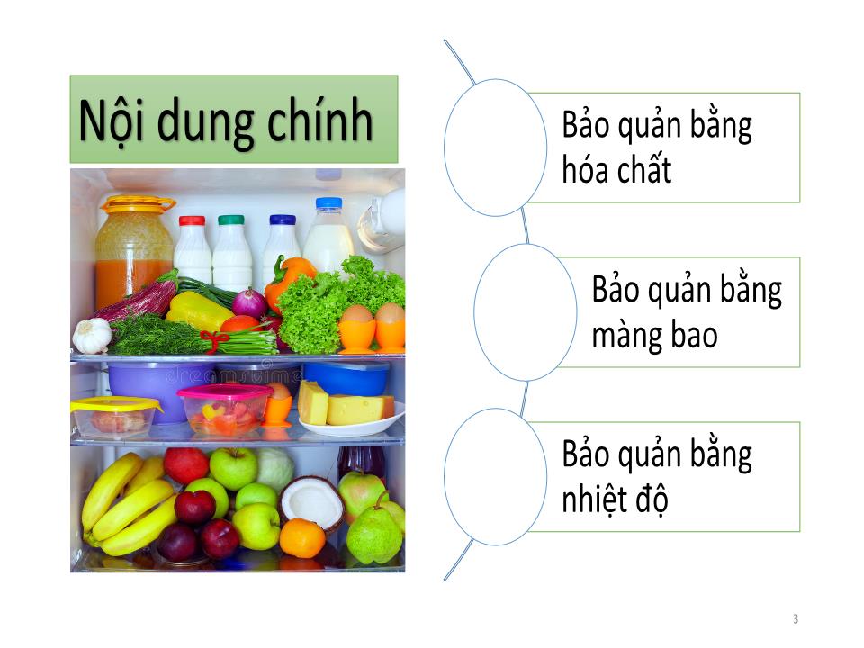 Đề tài Các phương pháp bảo quản rau, củ, quả trang 3