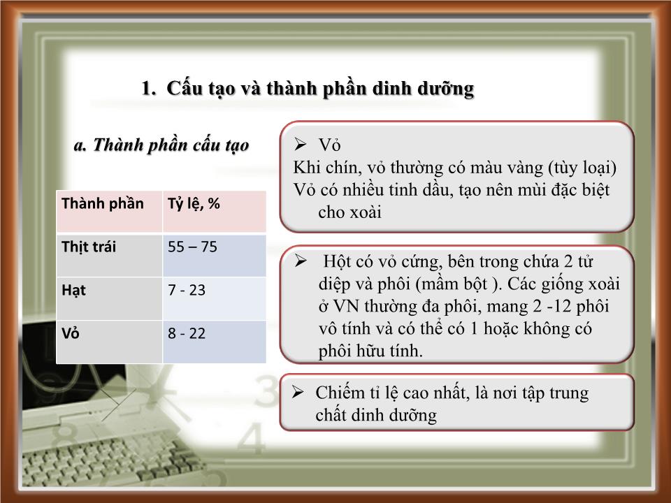 Đề tài Bảo quản xoài sau thu hoạch trang 3