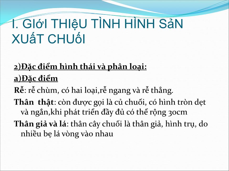 Đề tài Công nghệ bảo quản chuối sau thu hoạch trang 4