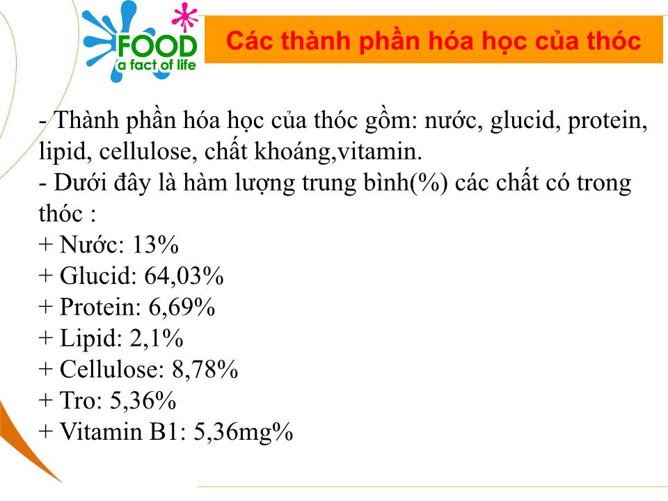 Bài giảng Bảo quản thóc sau thu hoạch trang 6