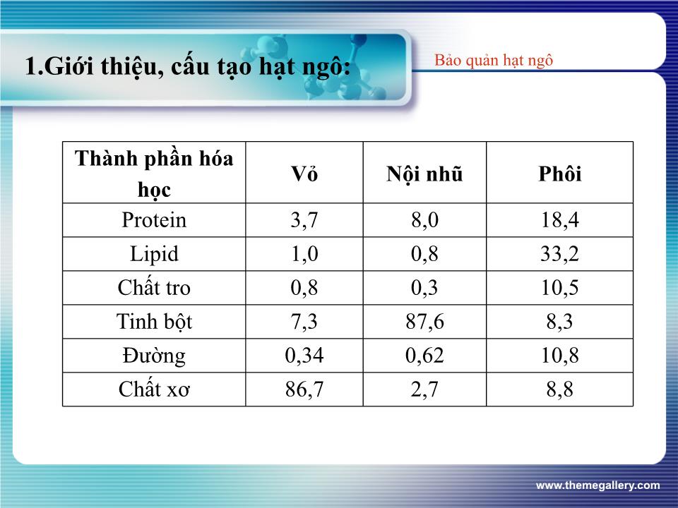 Đề tài Bảo quản hạt ngô trang 8