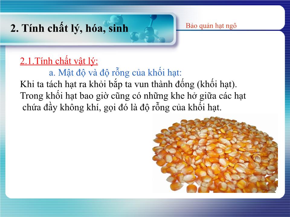 Đề tài Bảo quản hạt ngô trang 9