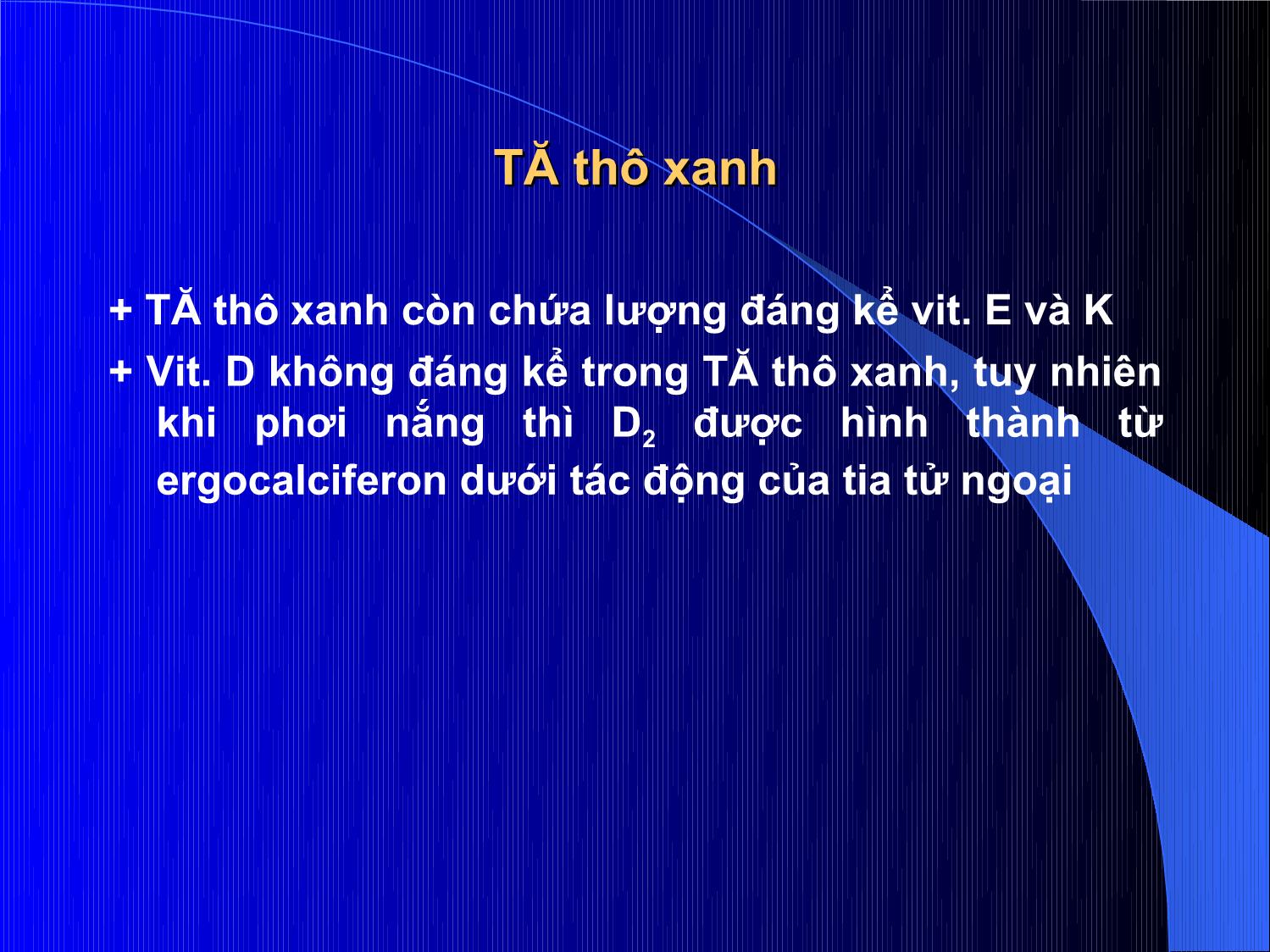 Bài giảng Thức ăn chăn nuôi - Chương 4: Thức ăn thô trang 7