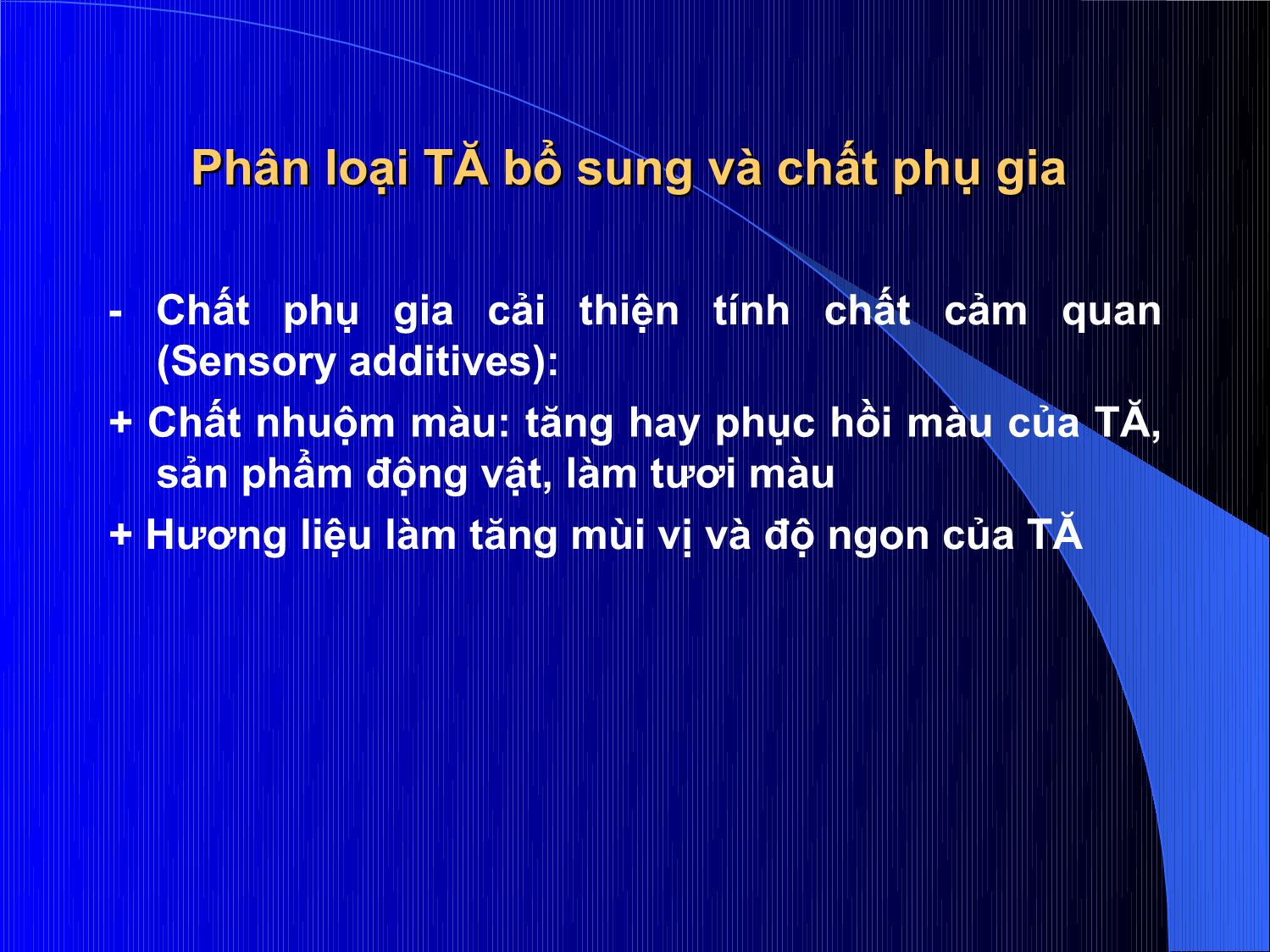 Bài giảng Thức ăn chăn nuôi - Chương 5: Thức ăn bổ sung và phụ gia trang 8