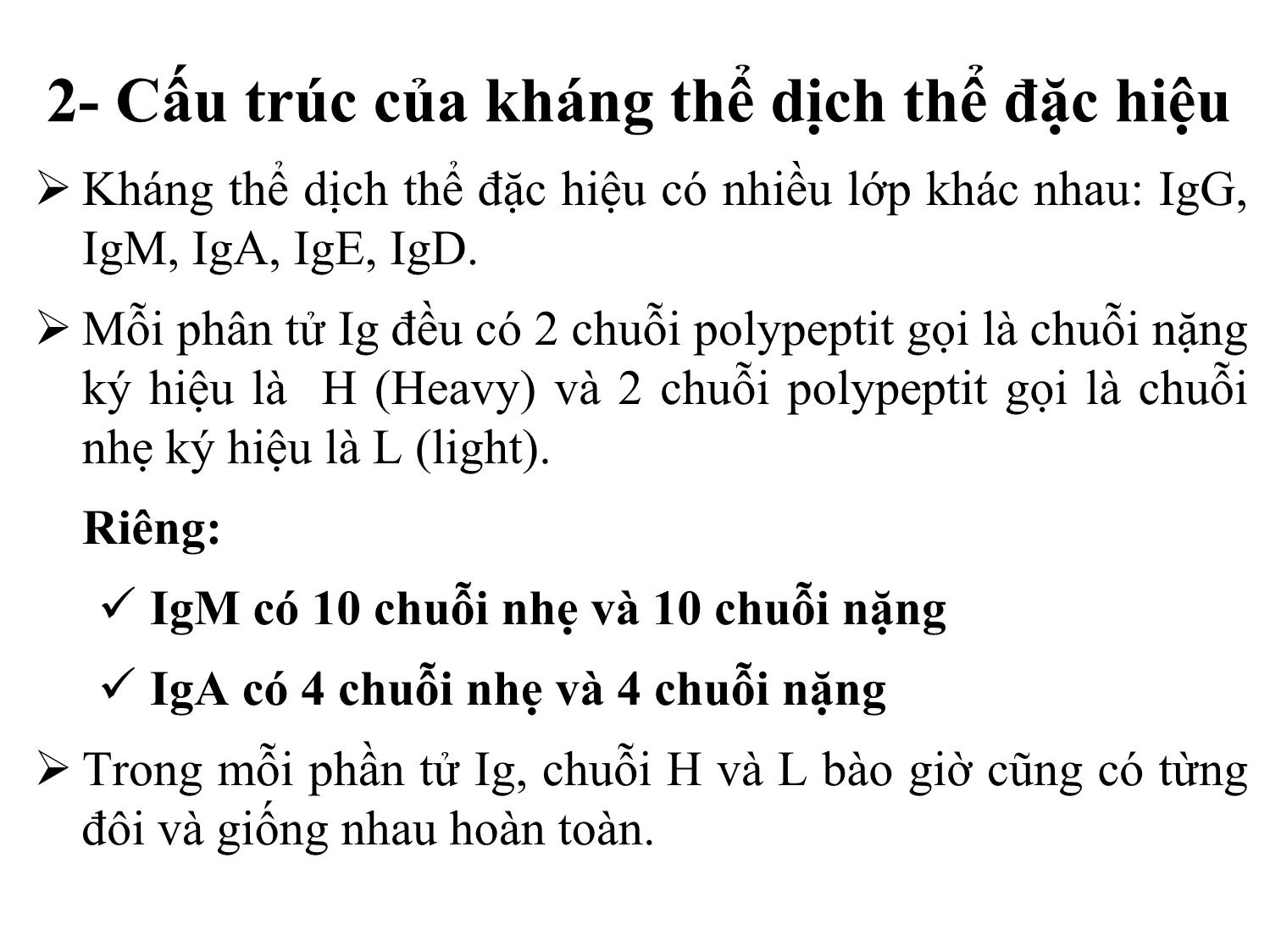 Bài giảng Miễn dịch học thú y - Chương V: Kháng thể dịch thể đặc hiệu trang 6