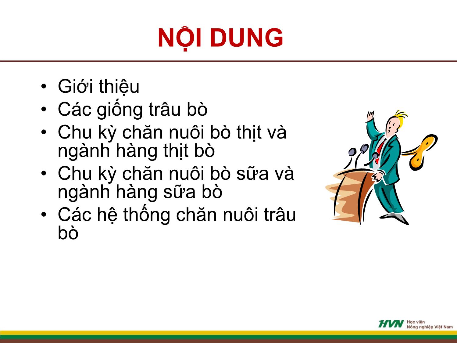 Bài giảng Nhập môn chăn nuôi - Chương 9: Chăn nuôi gia súc nhai lại trang 2