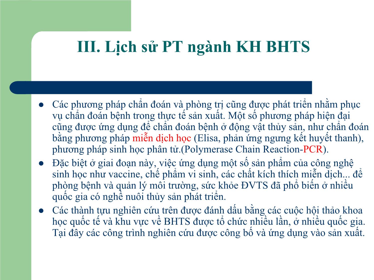 Bài giảng Nuôi trồng thủy sản - Bài mở đầu trang 9