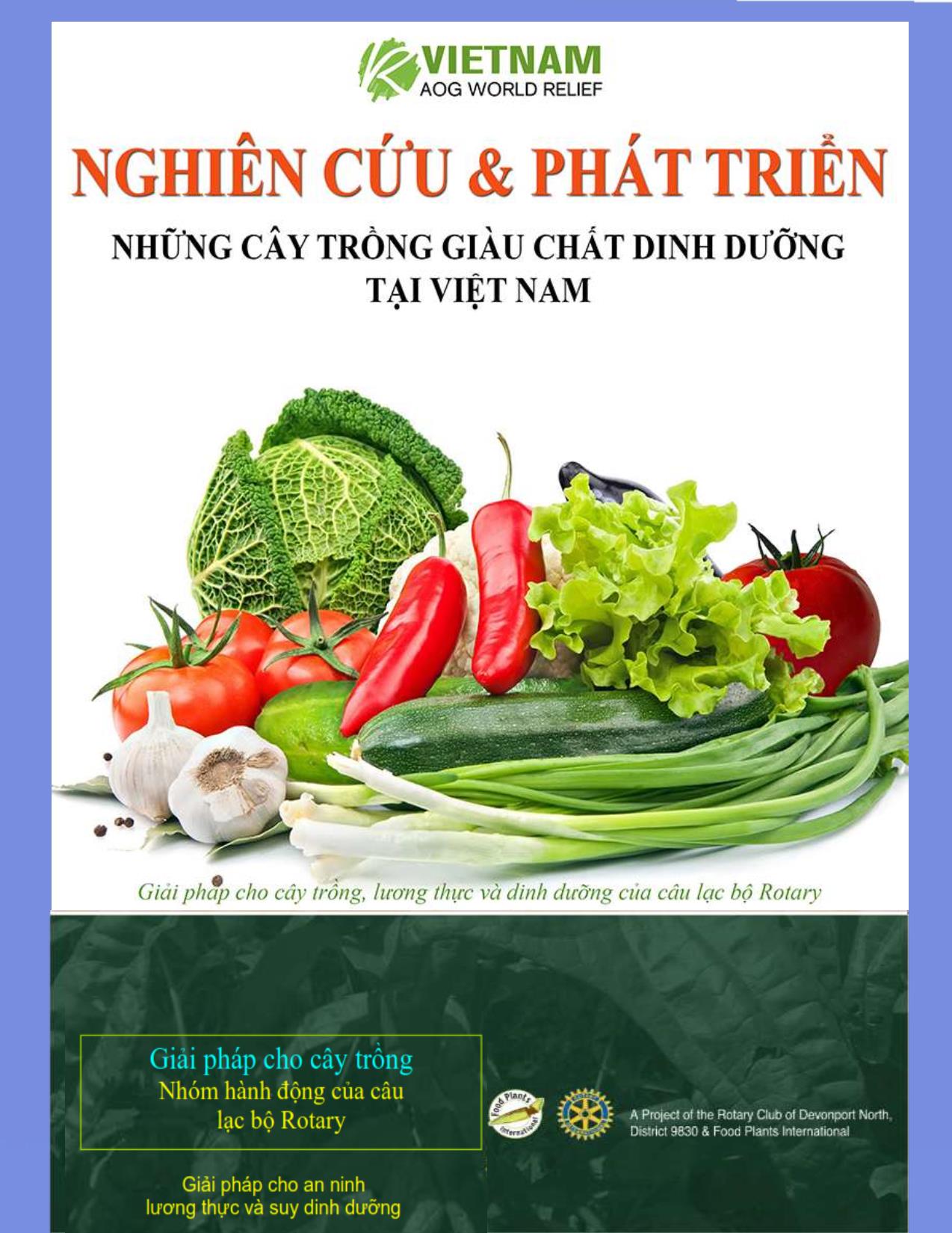 Những cây trồng tiềm năng quan trọng ở Việt Nam trang 1