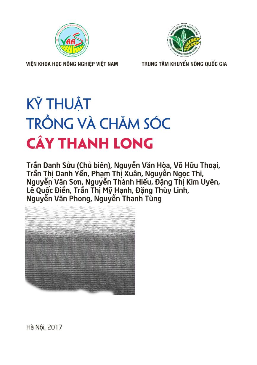 Kỹ thuật trồng và chăm sóc cây thanh long trang 3