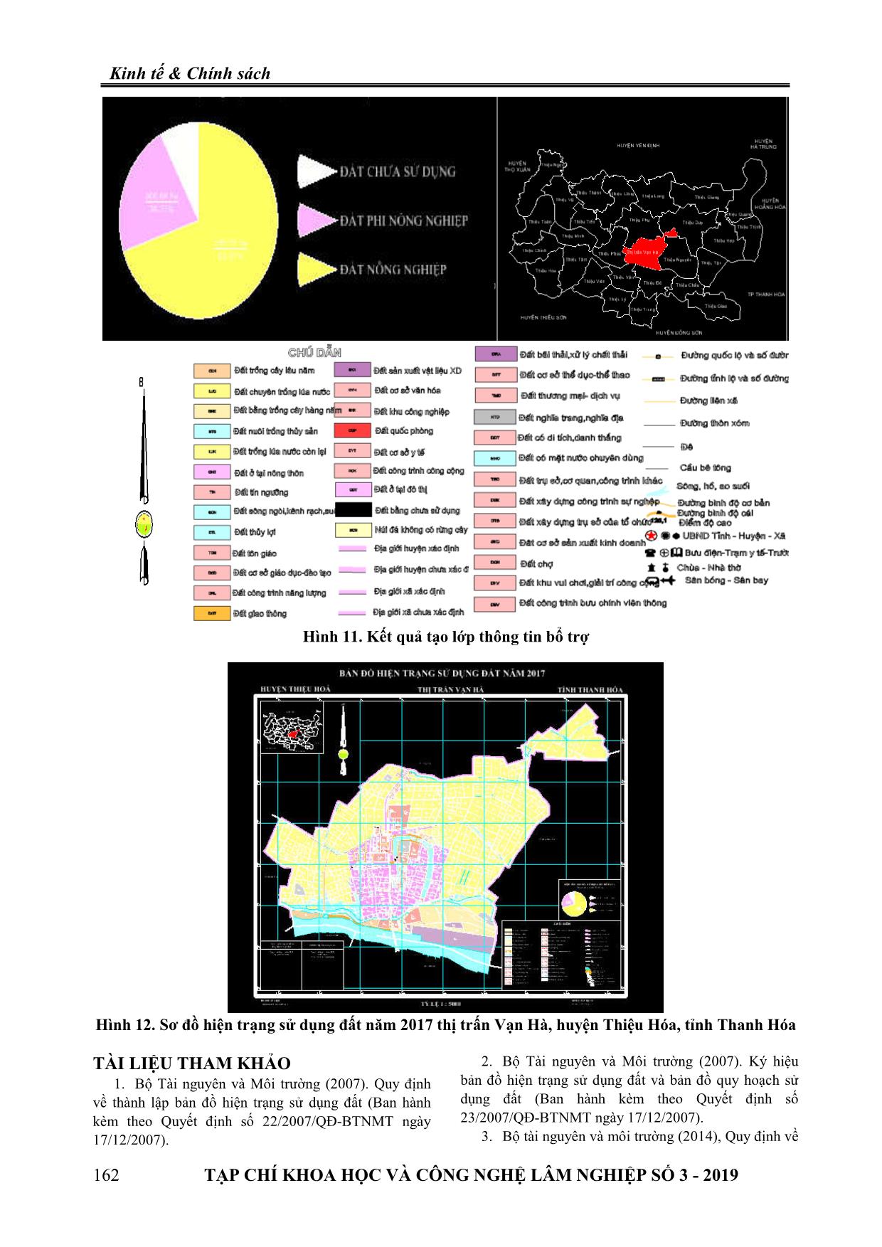Thống kê đất đai và thành lập bản đồ hiện trạng sử dụng đất tại thị trấn Vạn Hà, huyện Thiệu Hóa, tỉnh Thanh Hóa trang 9
