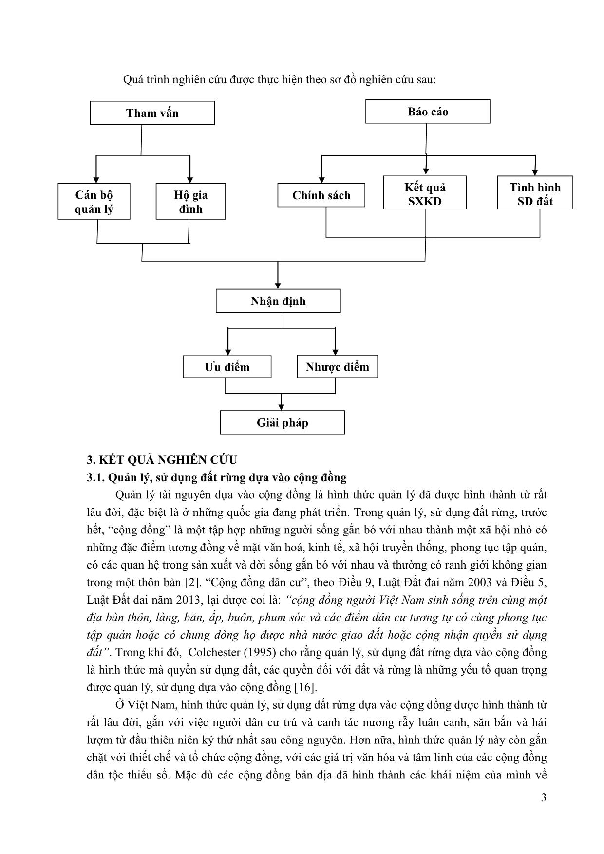 Quản lý, sử dụng đất nông, lâm trường dựa vào cộng đồng trên địa bàn tỉnh Hòa Bình – Nghiên cứu tại Công ty TNHH MTV Lâm nghiệp Hòa Bình trang 3