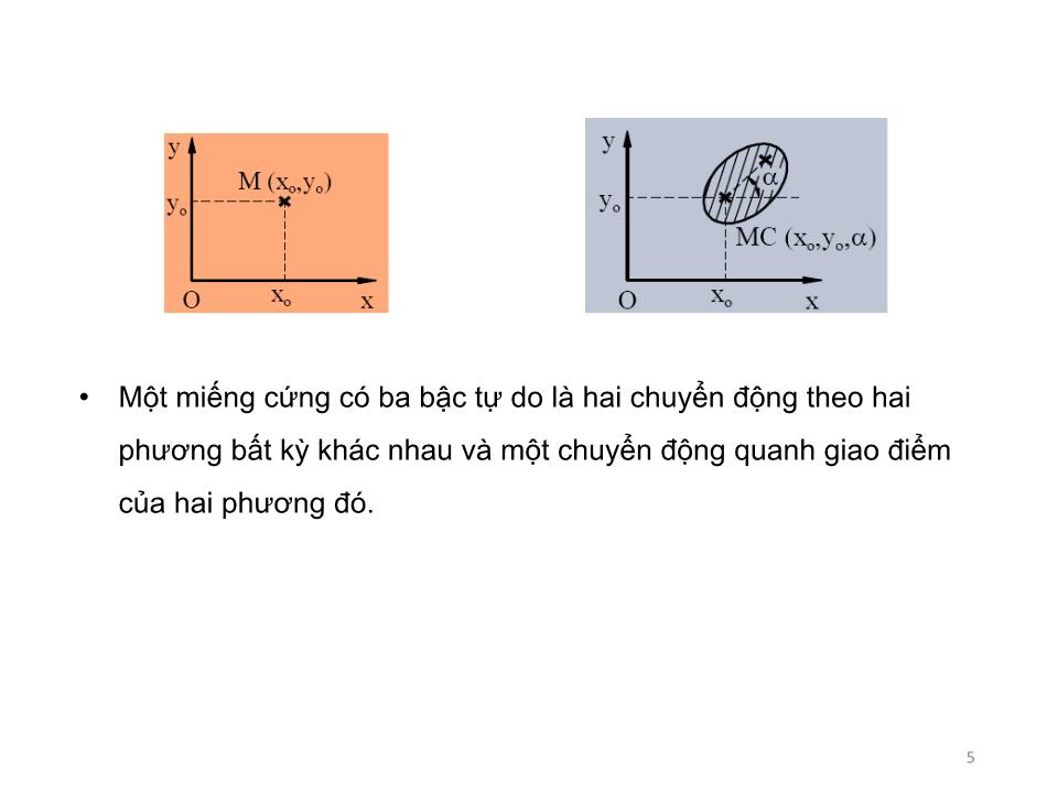 Bài giảng Cơ học kết cấu 1 - Chương 2: Phân tích cấu tạo hình học của các hệ phẳng trang 5