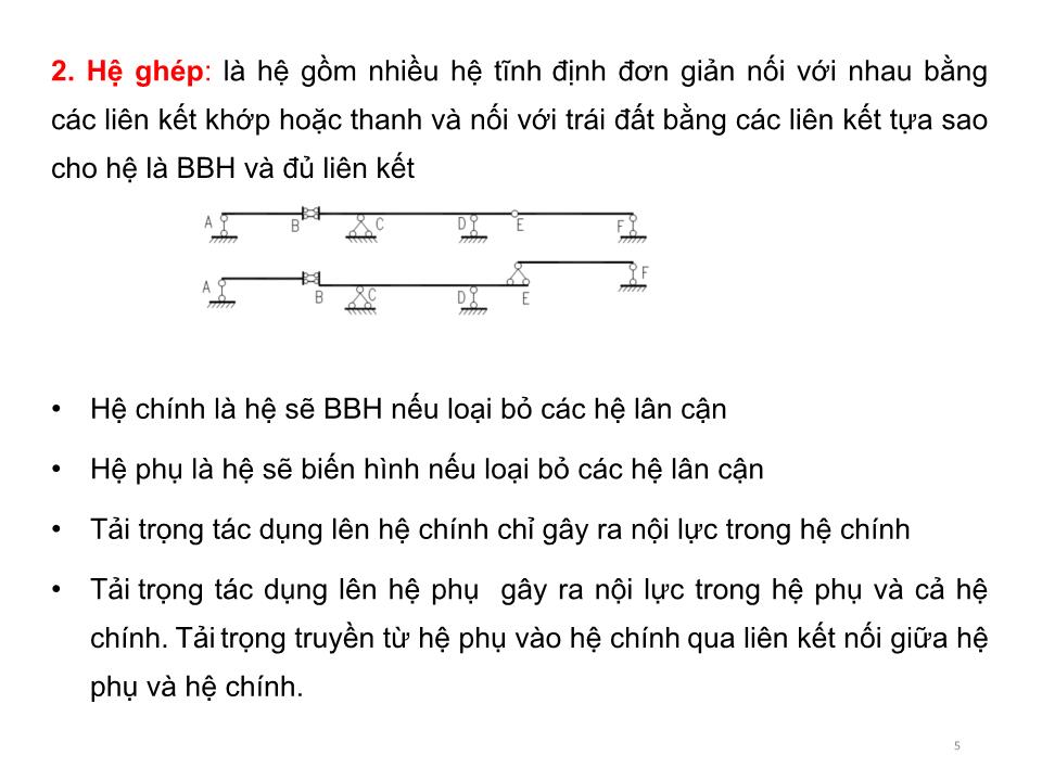 Bài giảng Cơ học kết cấu 1 - Chương 3: Xác định nội lực trong hệ phẳng tĩnh định chịu tải trọng bất động trang 5