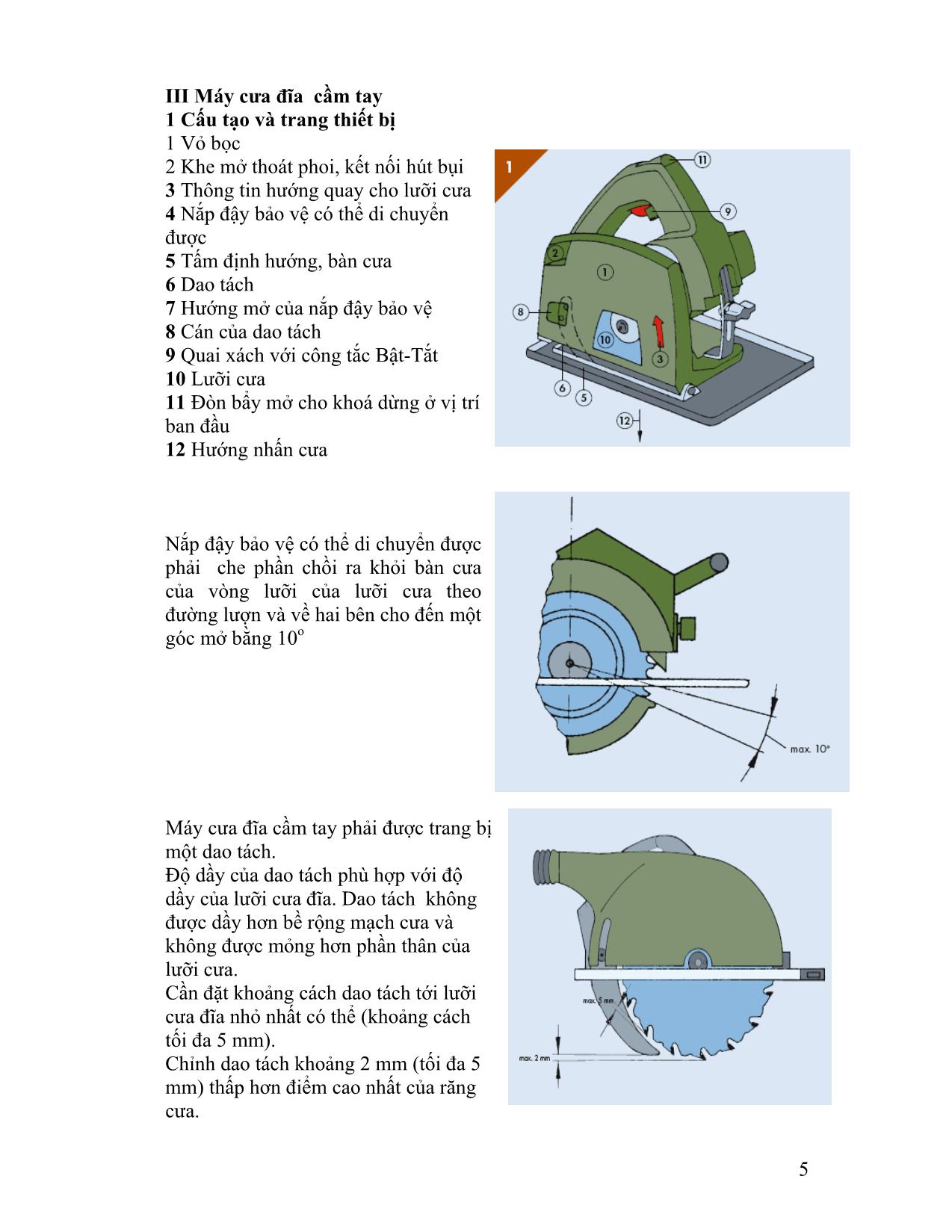 Giáo trình Mộc công nghiệp - Máy cầm tay trang 5