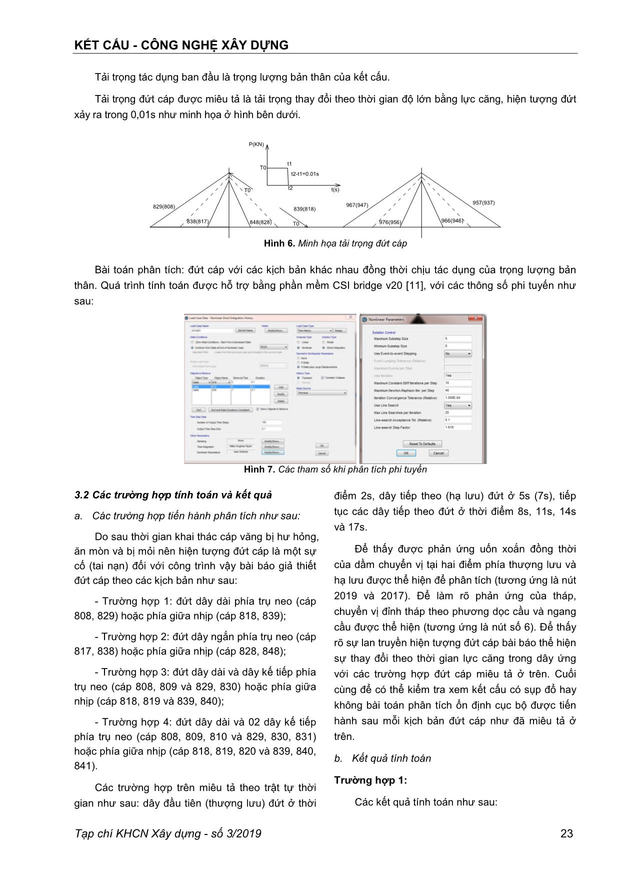 Phân tích sụp đổ lan truyền trong cầu dây văng bằng phương pháp phần tử hữu hạn trang 5