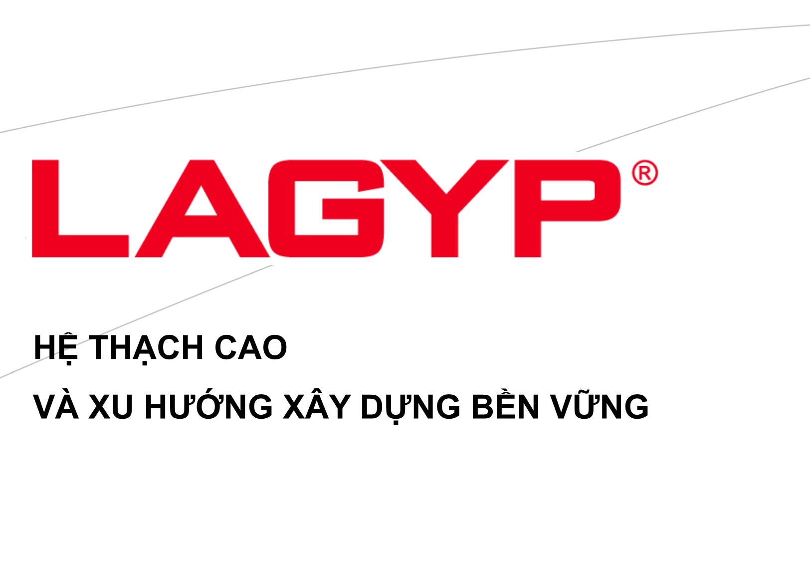 Bài giảng Hệ thạch cao và xu hướng xây dựng bền vững trang 1