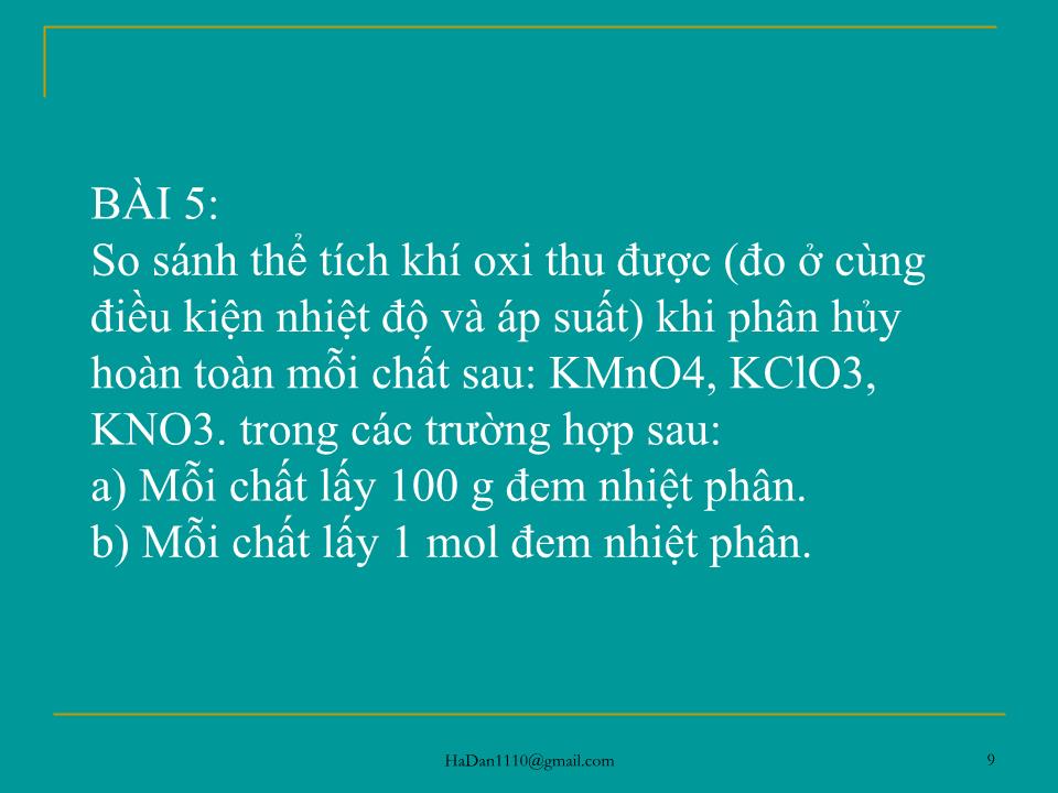 Bài giảng Hóa học Lớp 10 - Bài 34: Luyện tập oxi và lưu huỳnh trang 9