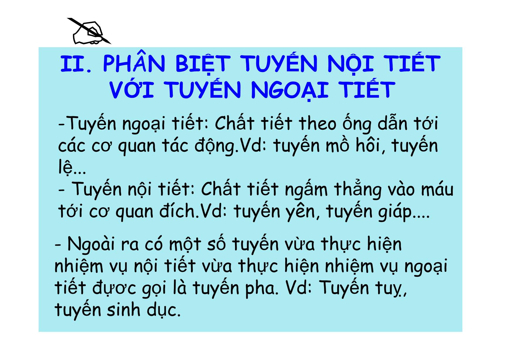 Bài giảng Sinh học Lớp 8 - Bài 55: Giới thiệu chung hệ nội tiết trang 7