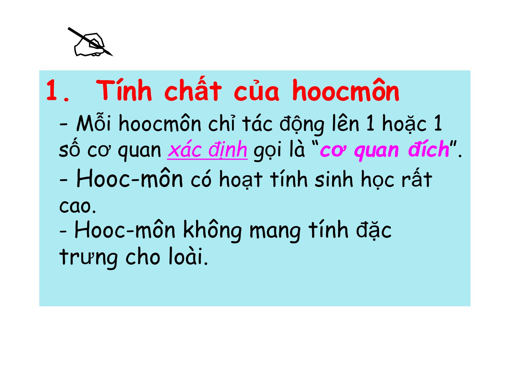 Bài giảng Sinh học Lớp 8 - Bài 55: Giới thiệu chung hệ nội tiết trang 9