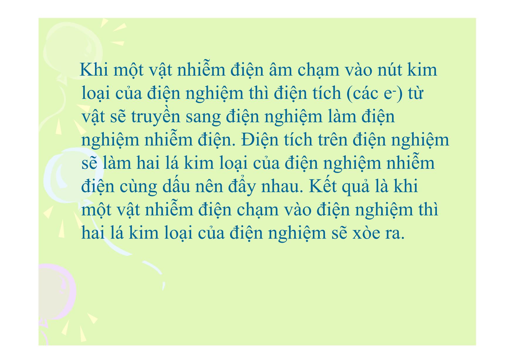 Bài giảng Vật lí Lớp 11 - Bài 1: Điện tích. Định luật Coulomb trang 4