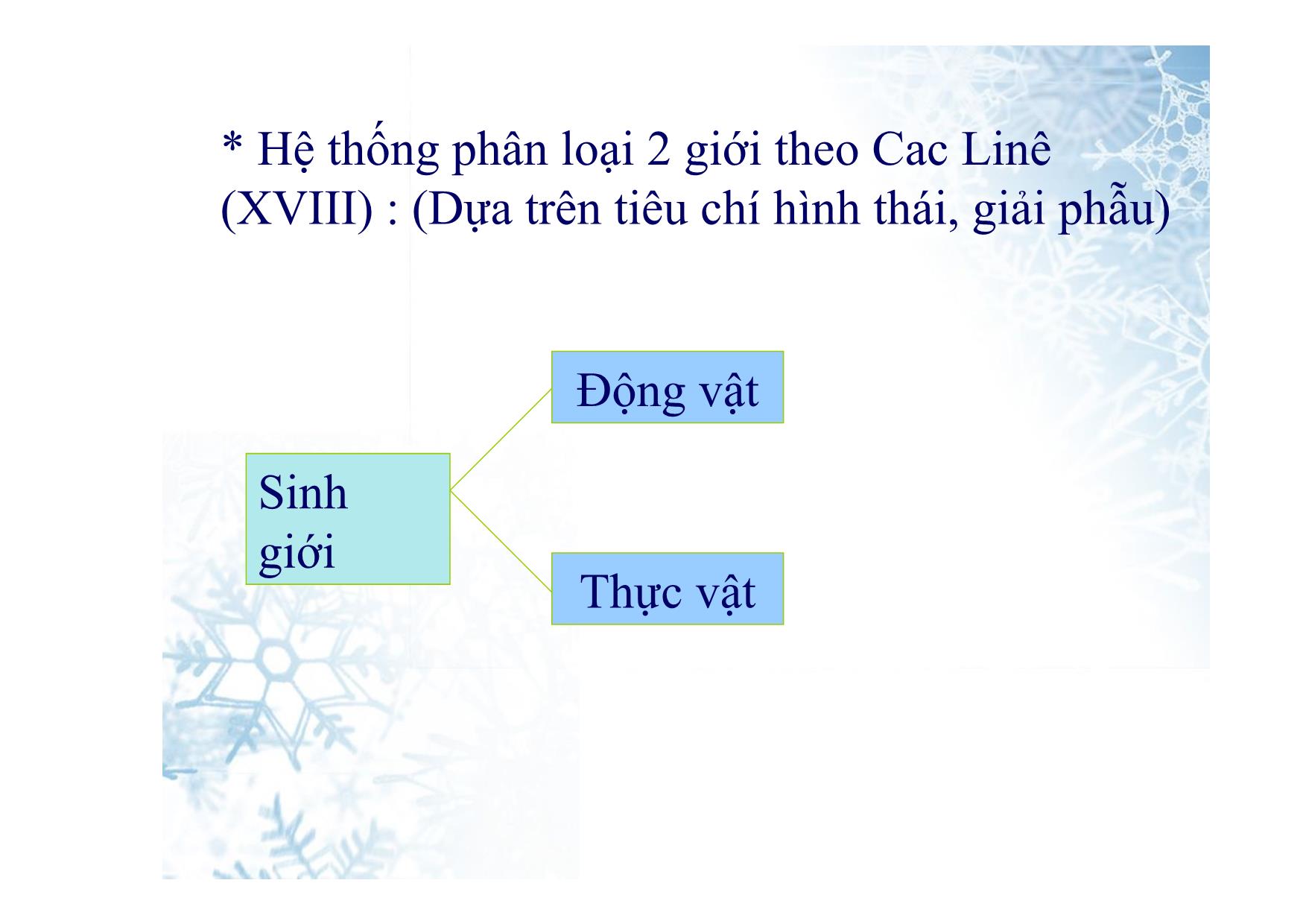 Bài giảng Sinh học Lớp 10 - Bài 2: Các giới sinh vật trang 9