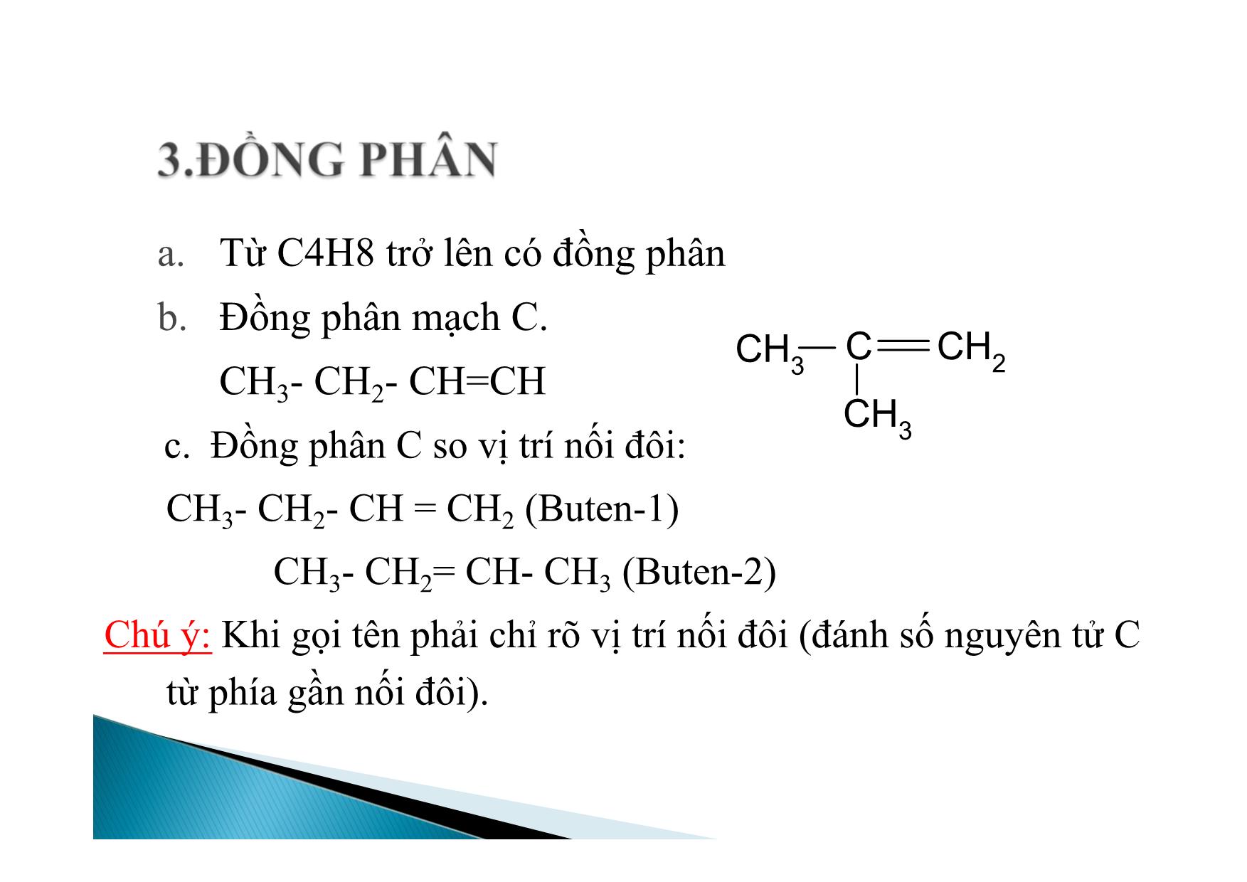 Bài giảng Hóa học Lớp 11 - Bài: Anken trang 6