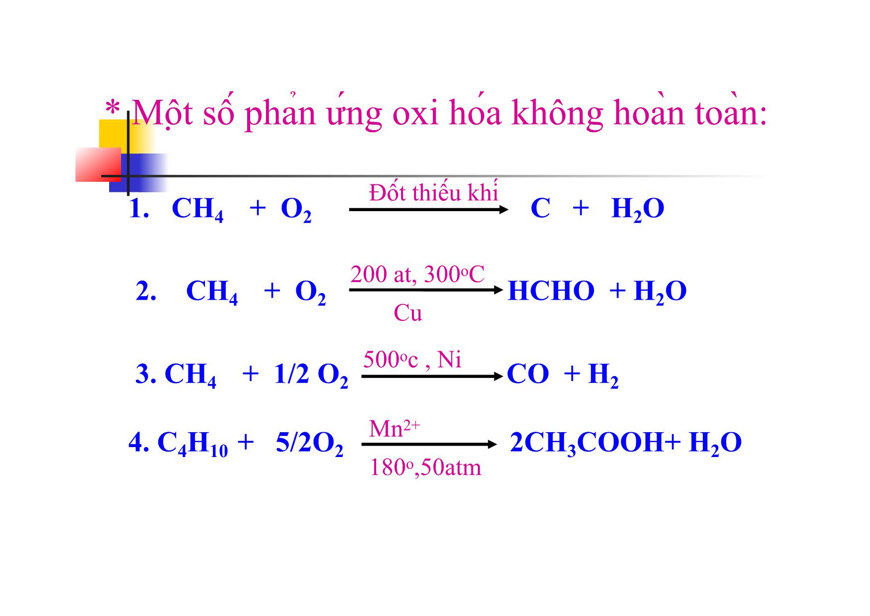 Bài giảng Hóa học Lớp 11 - Bài: Ankan trang 10