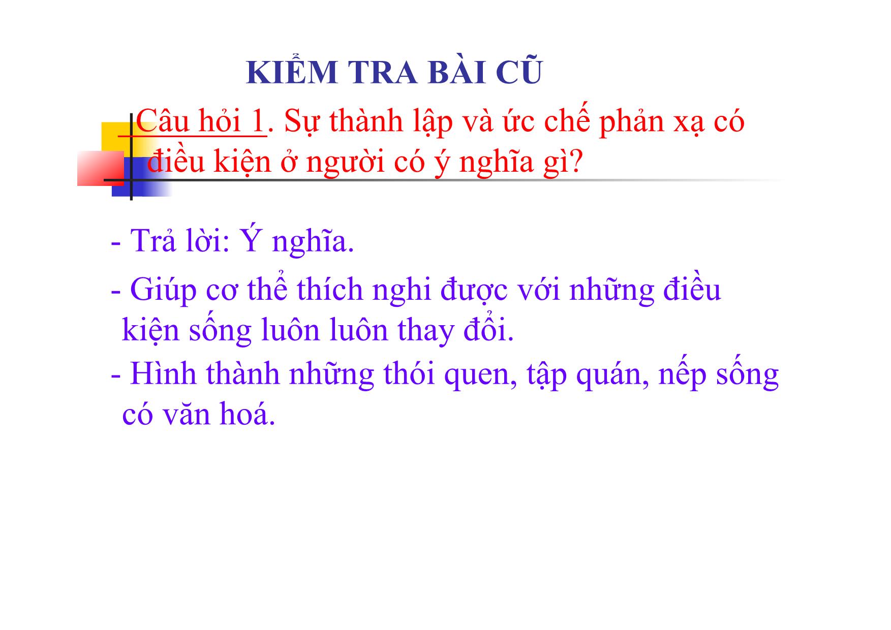 Bài giảng Sinh học Lớp 8 - Bài 54: Vệ sinh hệ thần kinh trang 2