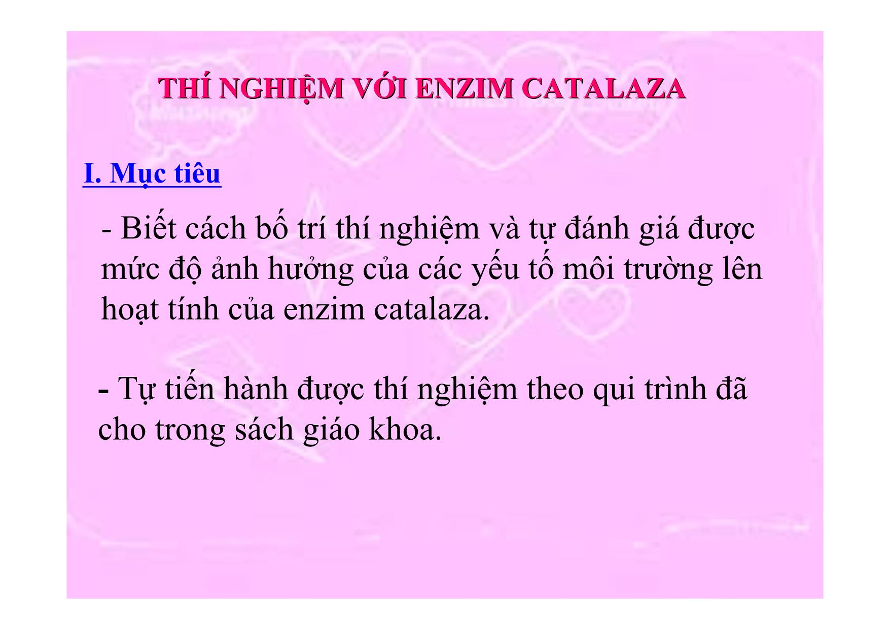 Bài giảng Sinh học Lớp 10 - Bài 15: Thực hành một số thí nghiệm về Enzim trang 2