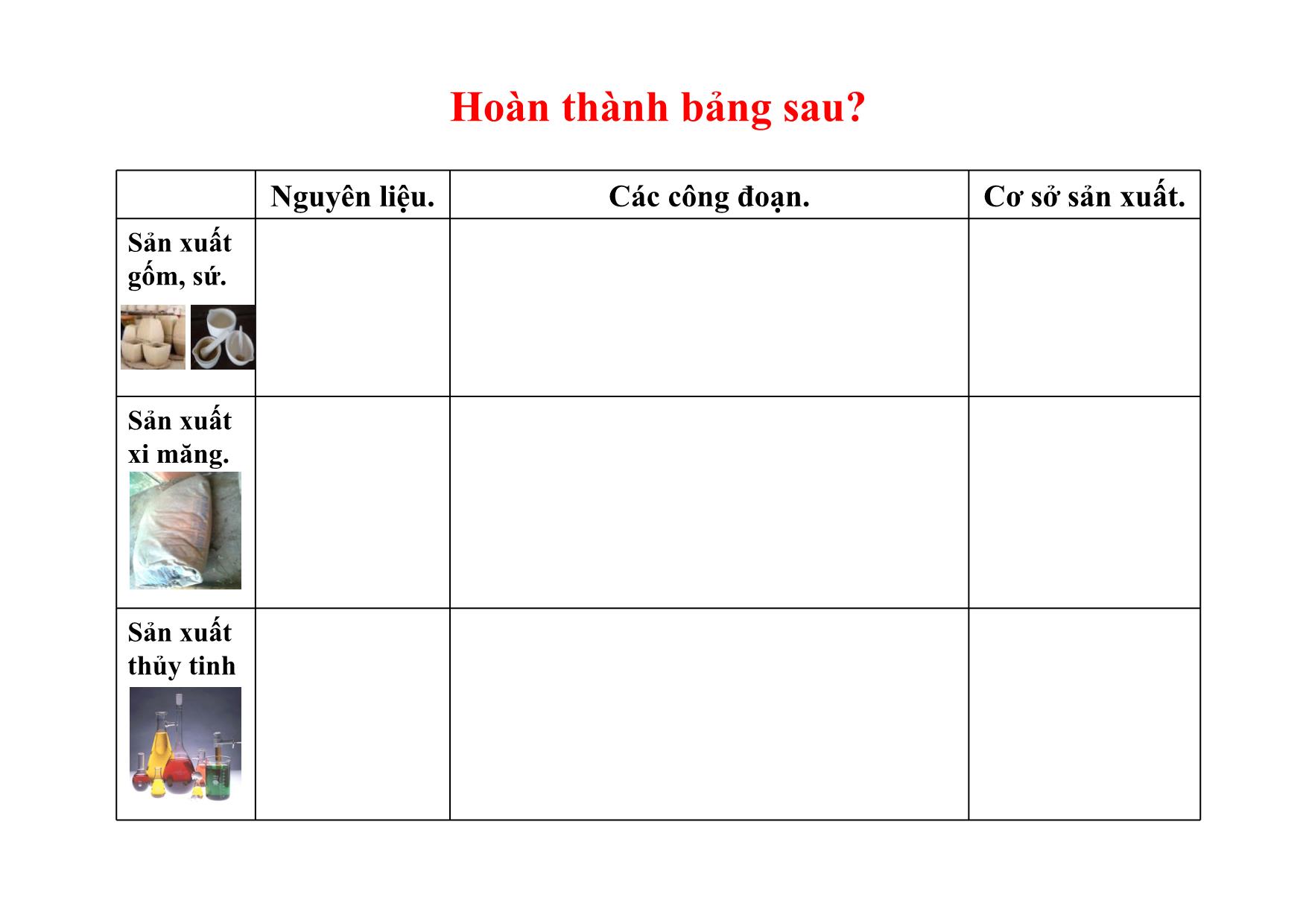 Bài giảng Hóa học Lớp 9 - Tiết 38: Silic. Công nghiệp Silicat trang 8