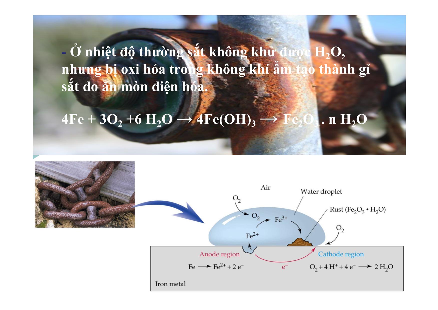 Bài giảng Hóa học Lớp 12 - Bài 31: Sắt trang 10