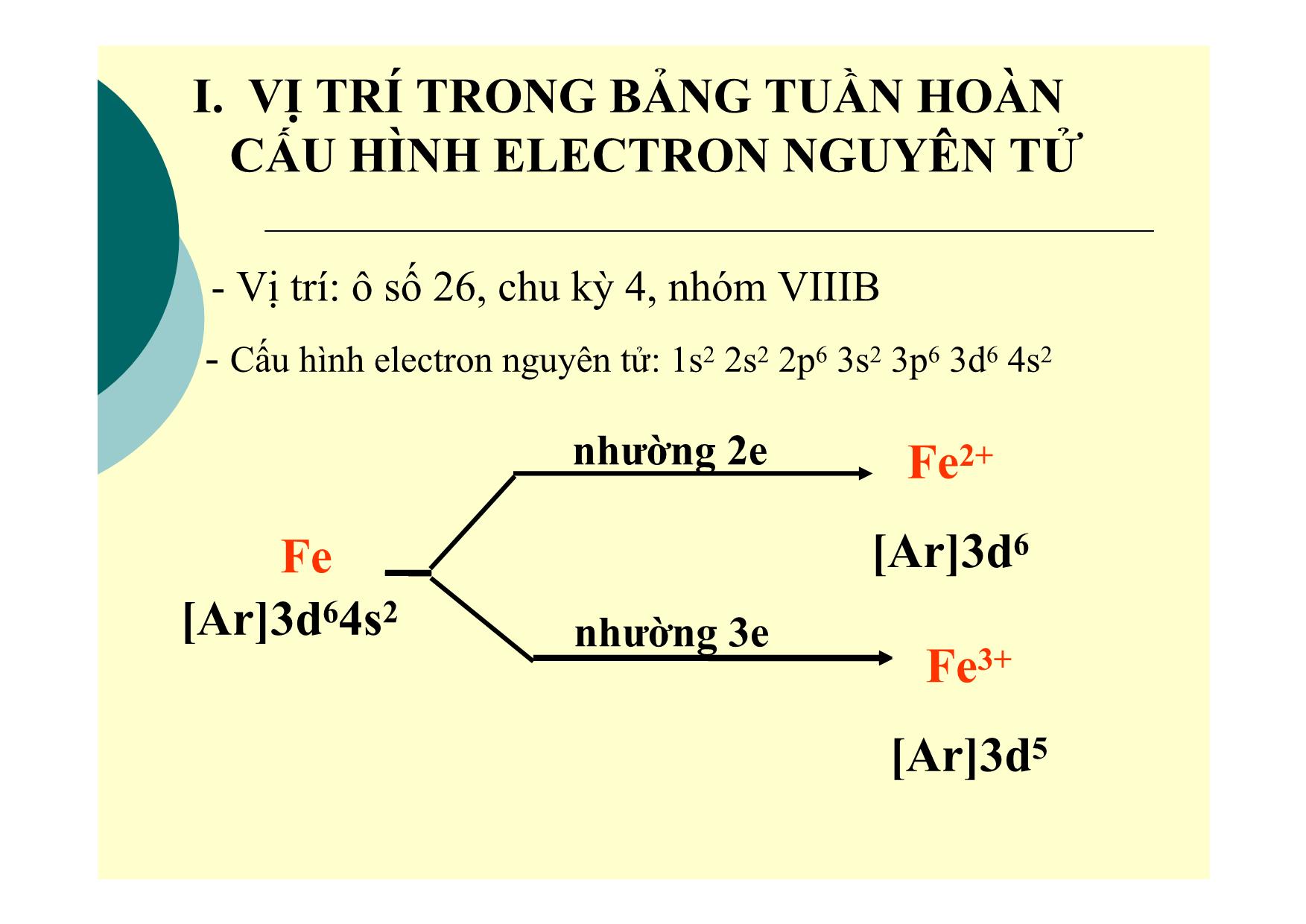 Bài giảng Hóa học Lớp 12 - Bài 31: Sắt trang 5