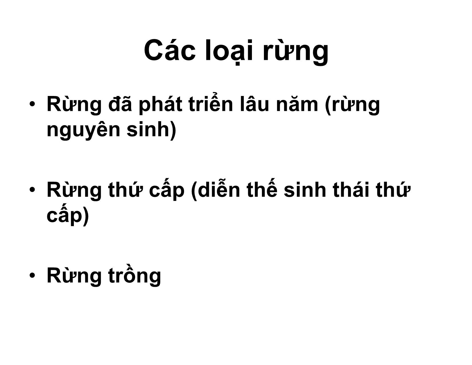 Bài giảng Đa dạng sinh học bền vững trang 10