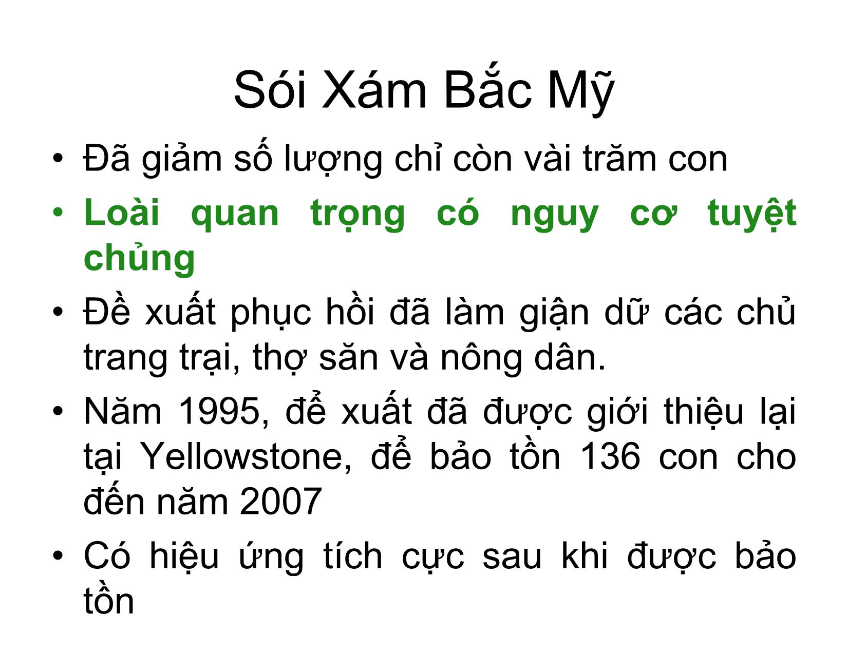 Bài giảng Đa dạng sinh học bền vững trang 2