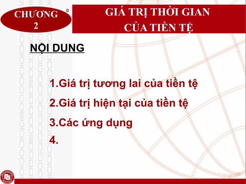 Bài giảng Quản trị tài chính doanh nghiệp - Chương 2: Giá trị thời gian của tiền tệ trang 3