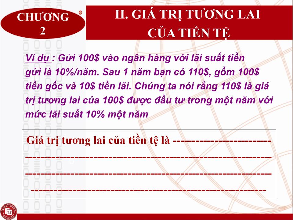 Bài giảng Quản trị tài chính doanh nghiệp - Chương 2: Giá trị thời gian của tiền tệ trang 8