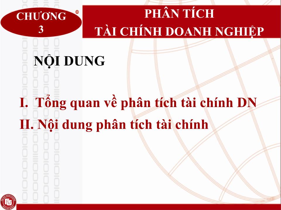 Bài giảng Quản trị tài chính doanh nghiệp - Chương 3: Phân tích tài chính doanh nghiệp trang 2