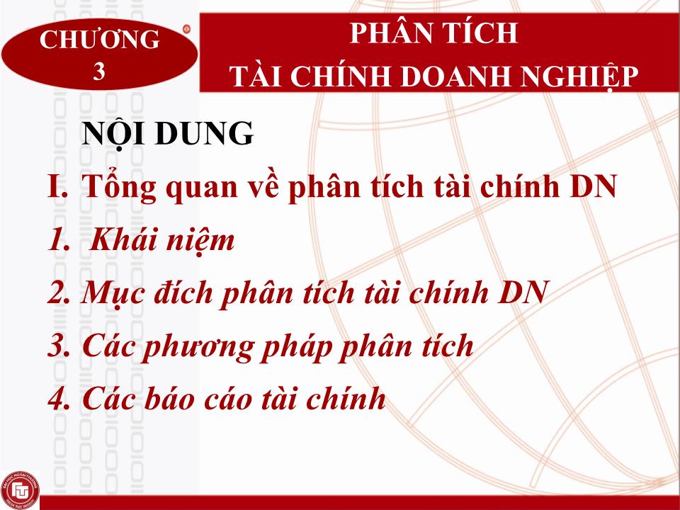 Bài giảng Quản trị tài chính doanh nghiệp - Chương 3: Phân tích tài chính doanh nghiệp trang 3