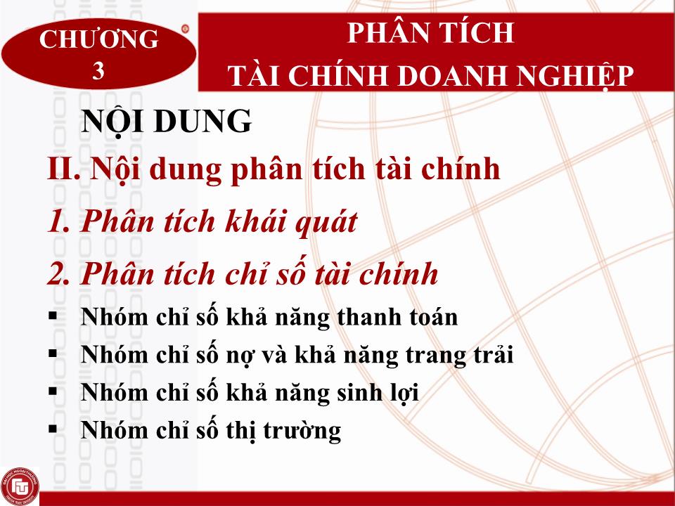 Bài giảng Quản trị tài chính doanh nghiệp - Chương 3: Phân tích tài chính doanh nghiệp trang 4