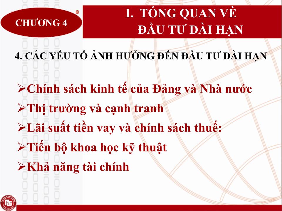 Bài giảng Quản trị tài chính doanh nghiệp - Chương 4: Quyết định đầu tư dài hạn trong doanh nghiệp trang 10