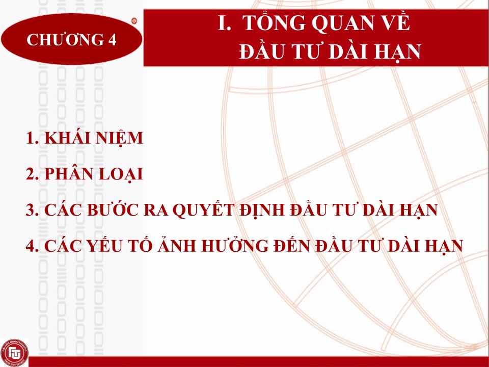 Bài giảng Quản trị tài chính doanh nghiệp - Chương 4: Quyết định đầu tư dài hạn trong doanh nghiệp trang 3