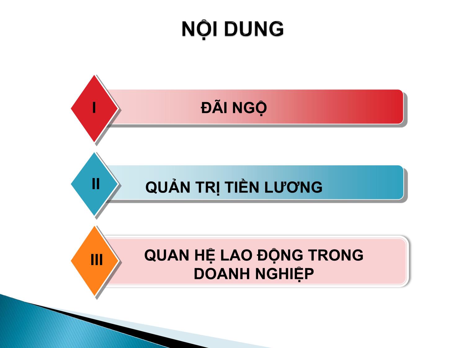 Bài giảng Quản trị nguồn nhân lực - Chương VII: Đãi ngộ và quan hệ lao động trang 2