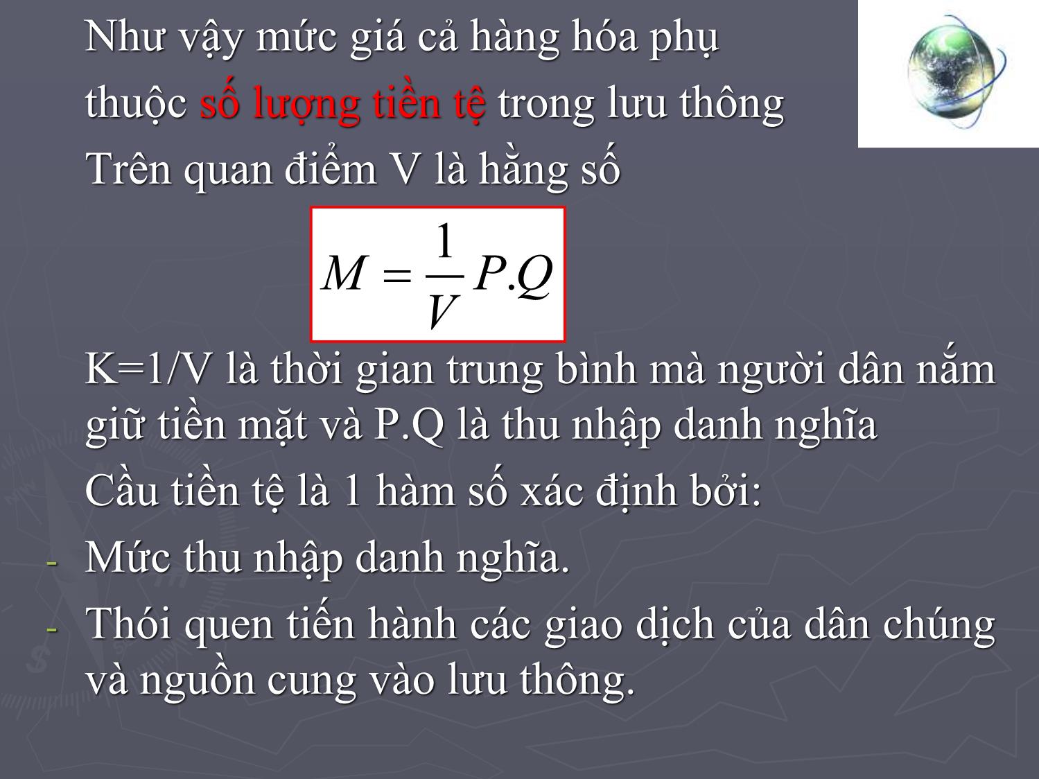 Bài giảng Tài chính tiền tệ - Chương 3: Cung cầu tiền tệ trang 9