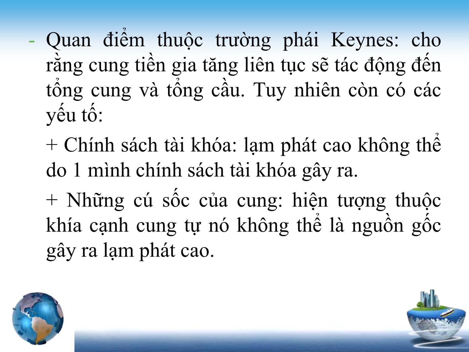 Bài giảng Tài chính tiền tệ - Chương 5: Lạm phát trang 4