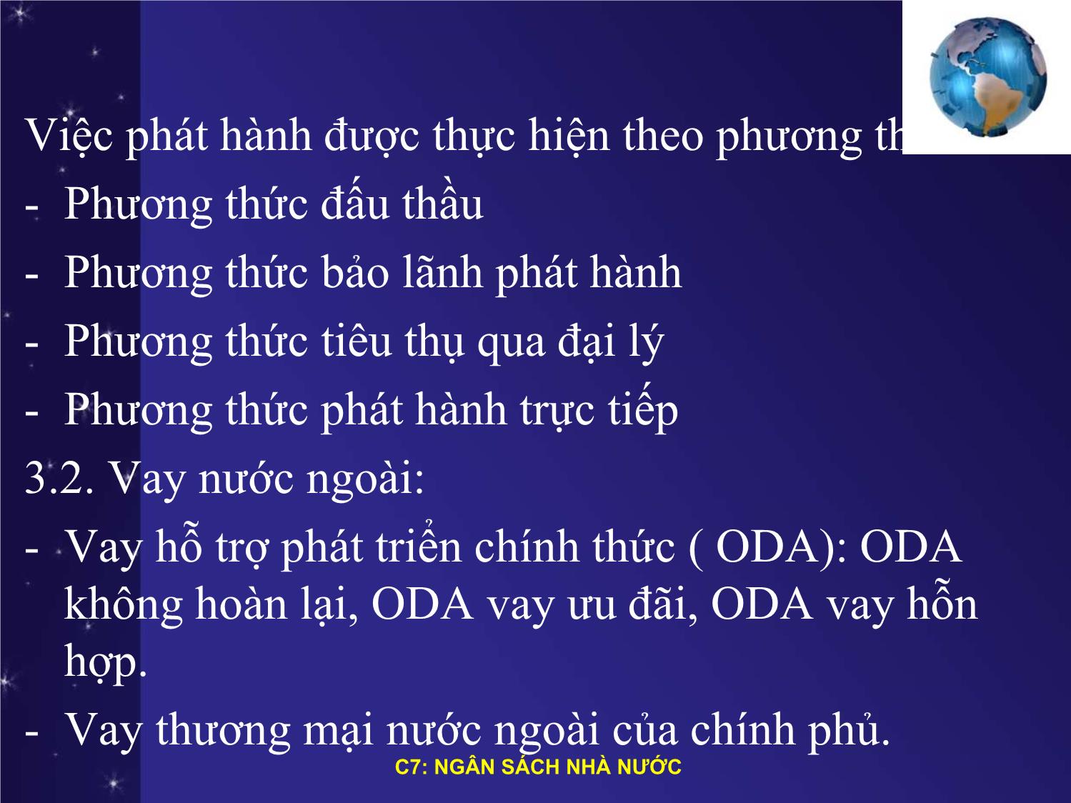 Bài giảng Tài chính tiền tệ - Chương 7: Ngân sách nhà nước trang 5