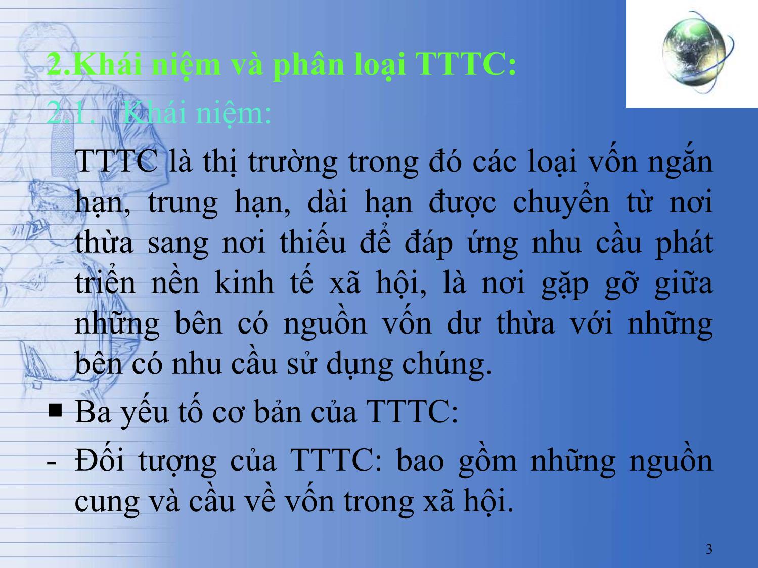 Bài giảng Tài chính tiền tệ - Chương 8: Thị trường tài chính trang 3